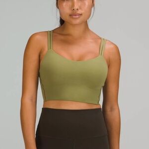Olive Green Women's Sports Bra